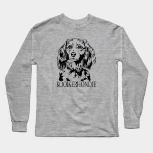 Funny Proud Kooikerhondje dog portrait Long Sleeve T-Shirt